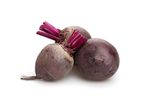 Drie verse rode bieten.