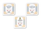 Tre pakker ost: to med økologisk Fætter Kras og Guld, en med Mild Havarti.