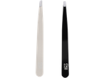 Dve Cien Beauty pincete, jedna bež i jedna crna, za manikir ili pedikir.