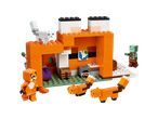 Lego Minecraft: foxes, house and zombie.