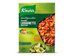 Pak lasagnette napoletana met groenten, voor 2-3 porties.