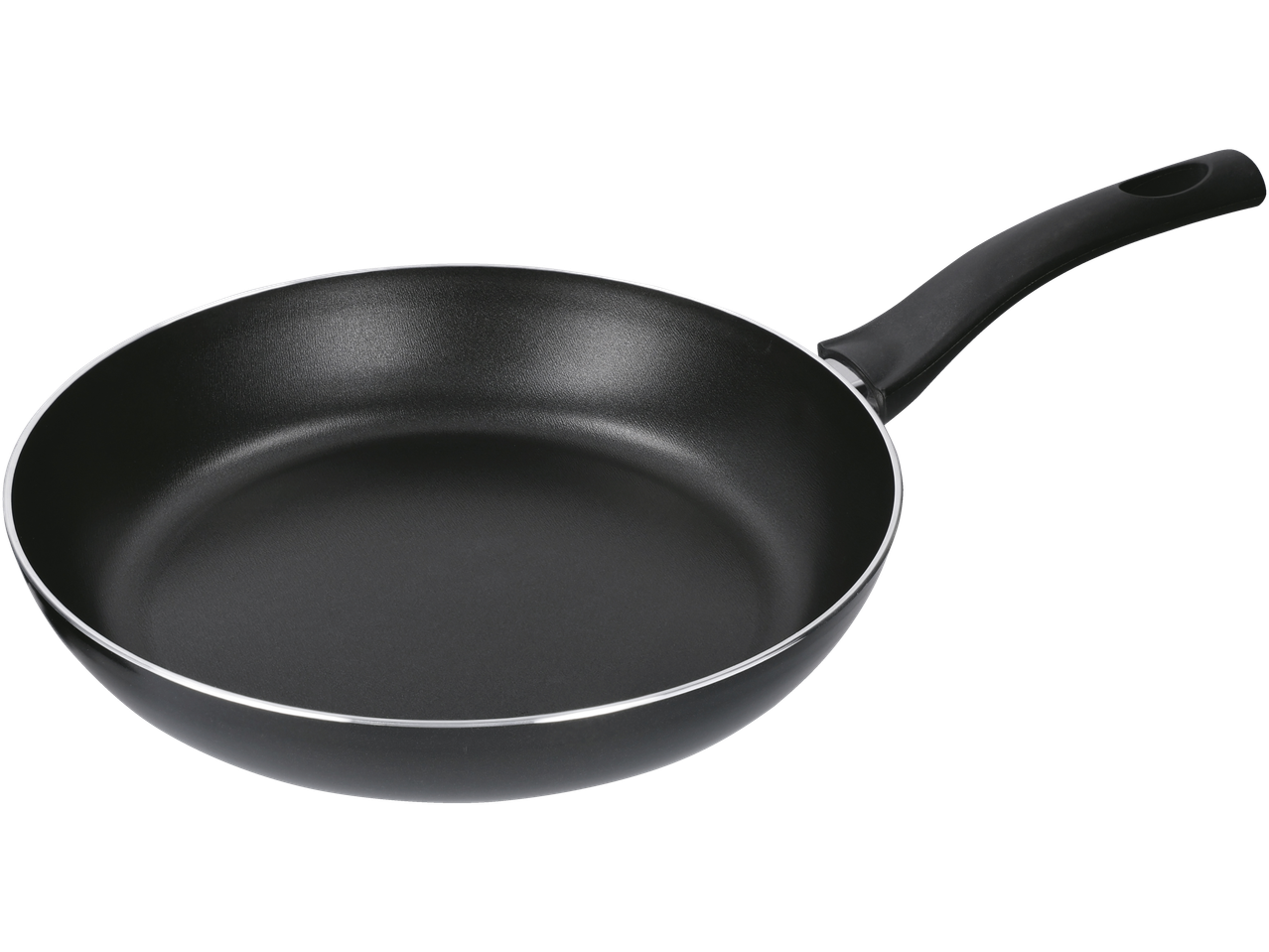 Melna panna ar melnu rokturi.