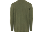 Olivergrön långärmad t-shirt.