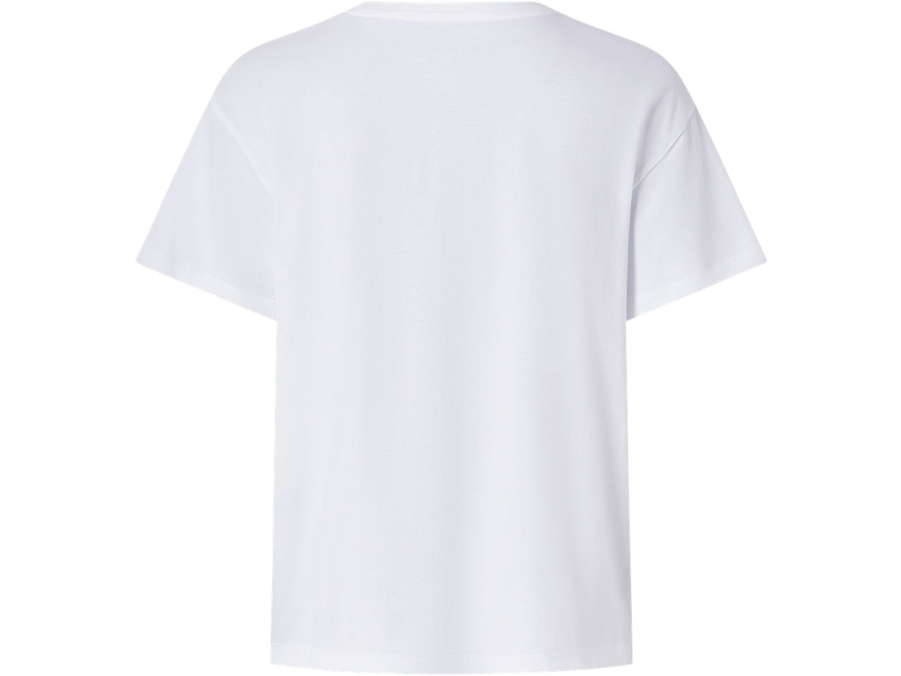 T-shirt branca ESMARA para mulher, vista traseira