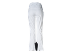 CRIVIT women's softshell ski pants, white, rear view.