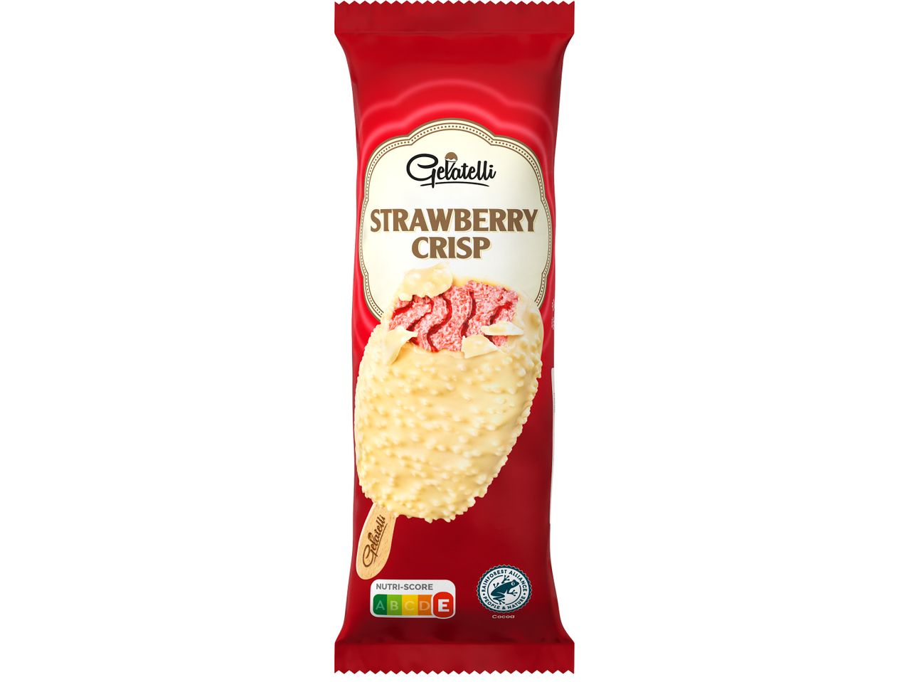 Опаковка на сладолед Gelatelli Strawberry Crisp