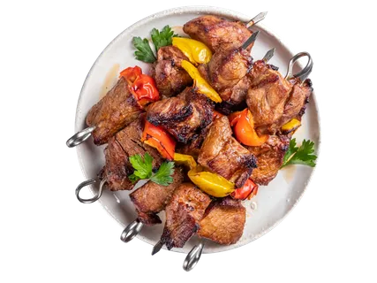 Sprandinės šašlykas kaukazietiškame  marinate