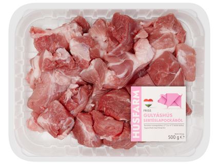 Friss sertés gulyáshús