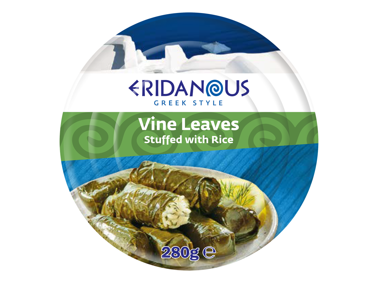 Feuilles de vigne farcies au riz, style grec, 280g
