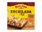 Enchilada kit with cheesy baked enchiladas, mild flavor, serves 4 in 25 mins.