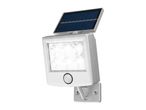 Wall-mounted solar LED spotlight with motion sensor
