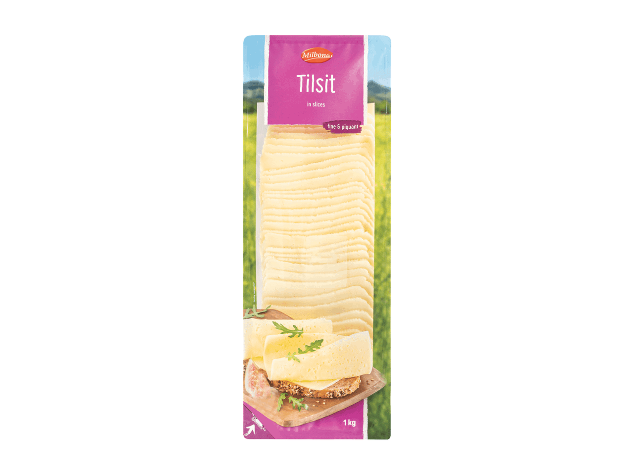 Pjaustytas sūris 'Tilsit', 1 kg