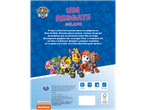 Livro da Patrulha Pata com cachorros e texto 'UM RESGATE GELADO'.