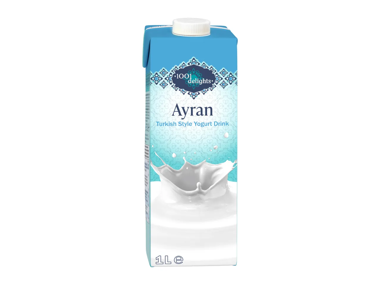 Go to full screen view: 1001 Delights Ayran Turkish Style Yoghurt Drink - Image 1