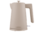 SILVERCREST® 3000W Kettle in beige with a ribbed design.