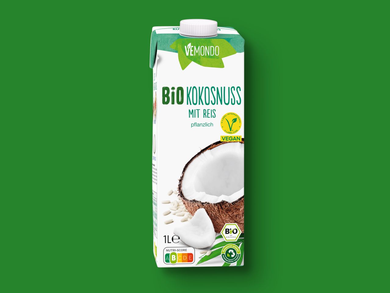 Gehe zu Vollbildansicht: Vemondo Bio Kokos-Reis Drink - Bild 1
