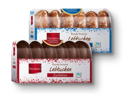 Favorina Runde braune Lebkuchen