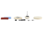 Parkside® dodaci za bušilicu: paste za poliranje, diskovi i adapter.