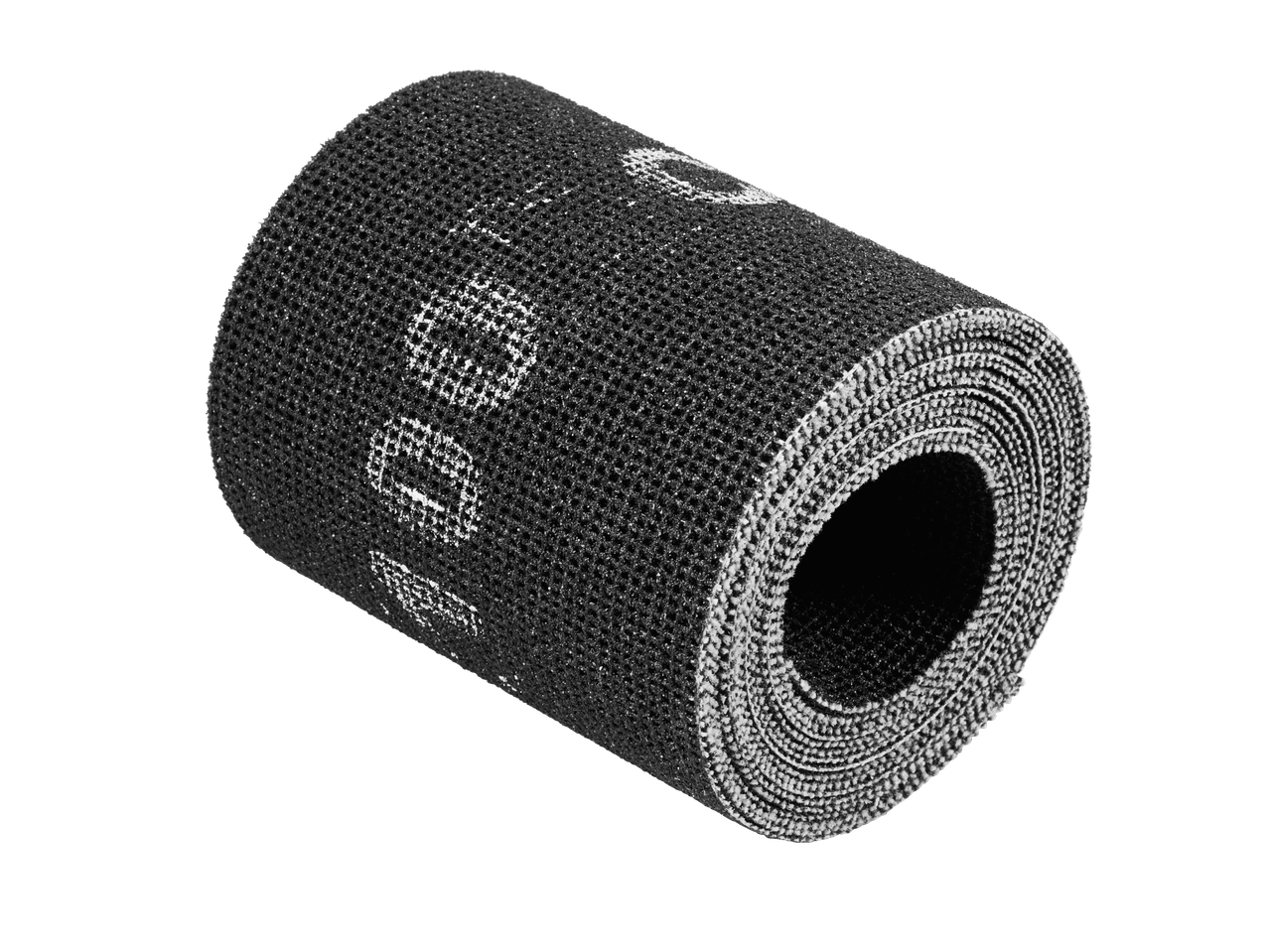 Rolo de lixa PARKSIDE, grão 100, sobre fundo preto