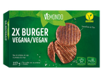 Hambúrgueres veganos Vemondo: 2 unidades, de soja e trigo.