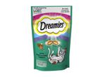 Dreamies cat treats with turkey: crunchy outside, soft inside.