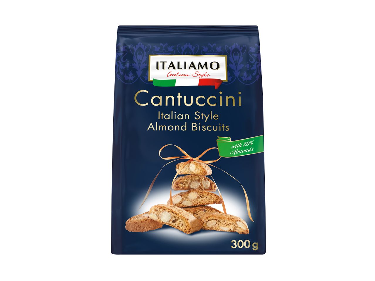 Μπισκότα Cantucci της Ιταλίας με αμύγδαλα, 300γρ.