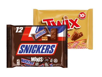 Mars/Snickers/Twix/Milky Way/Bounty Minis