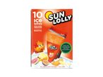 Ten Sun Lolly exotic ice lollies for home freezing.