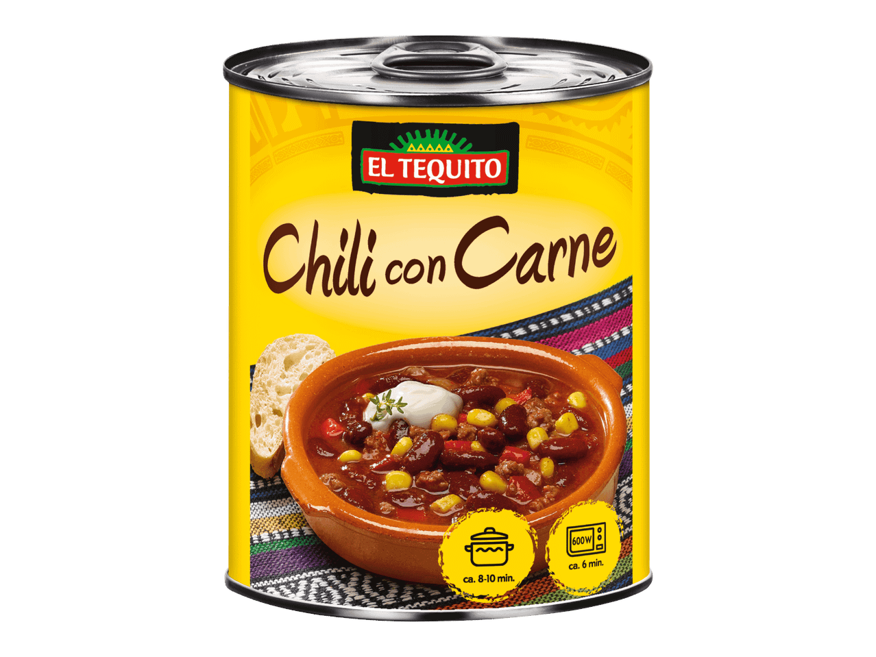 El Tequito Chili con Carne -säilyketölkki