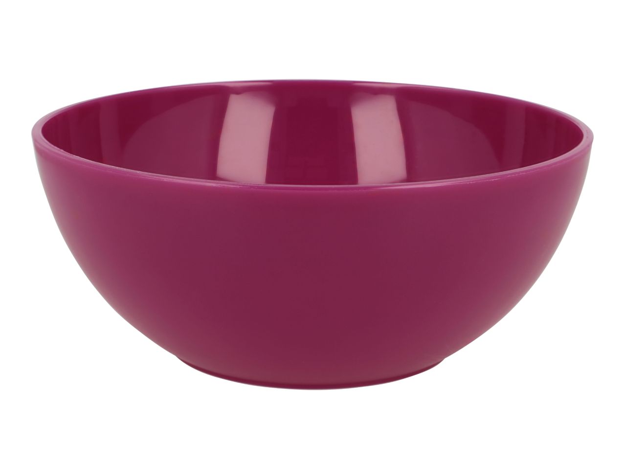 Magenta plastic bowl