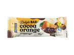 Batonetă Alesto Delight Bar: cacao-portocală, fără adaos de zahăr.