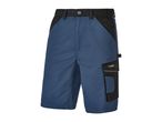 Snickers Workwear blue and black cargo shorts.