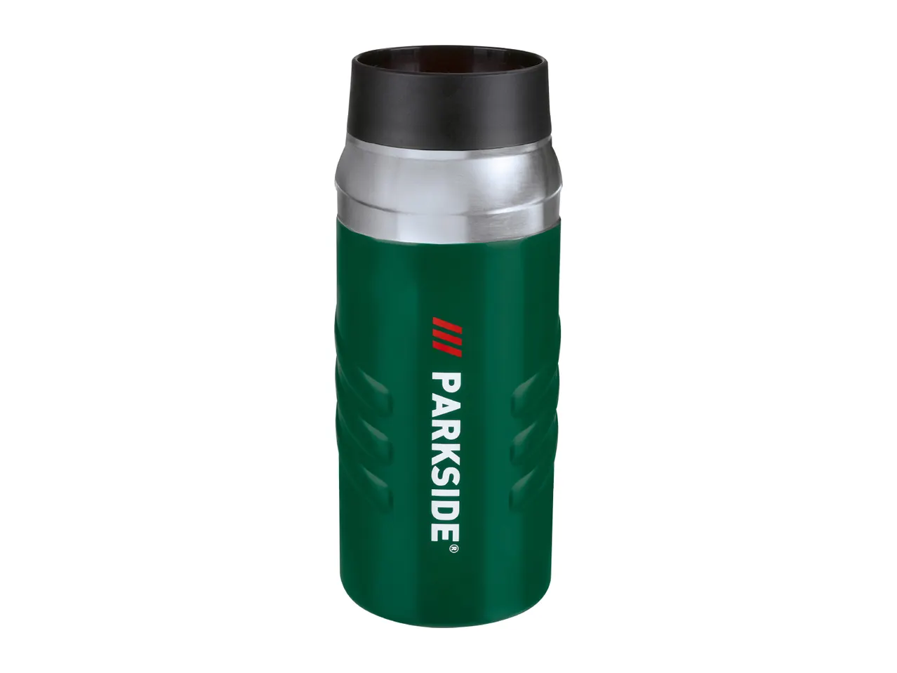 PARKSIDE green and silver thermos flask