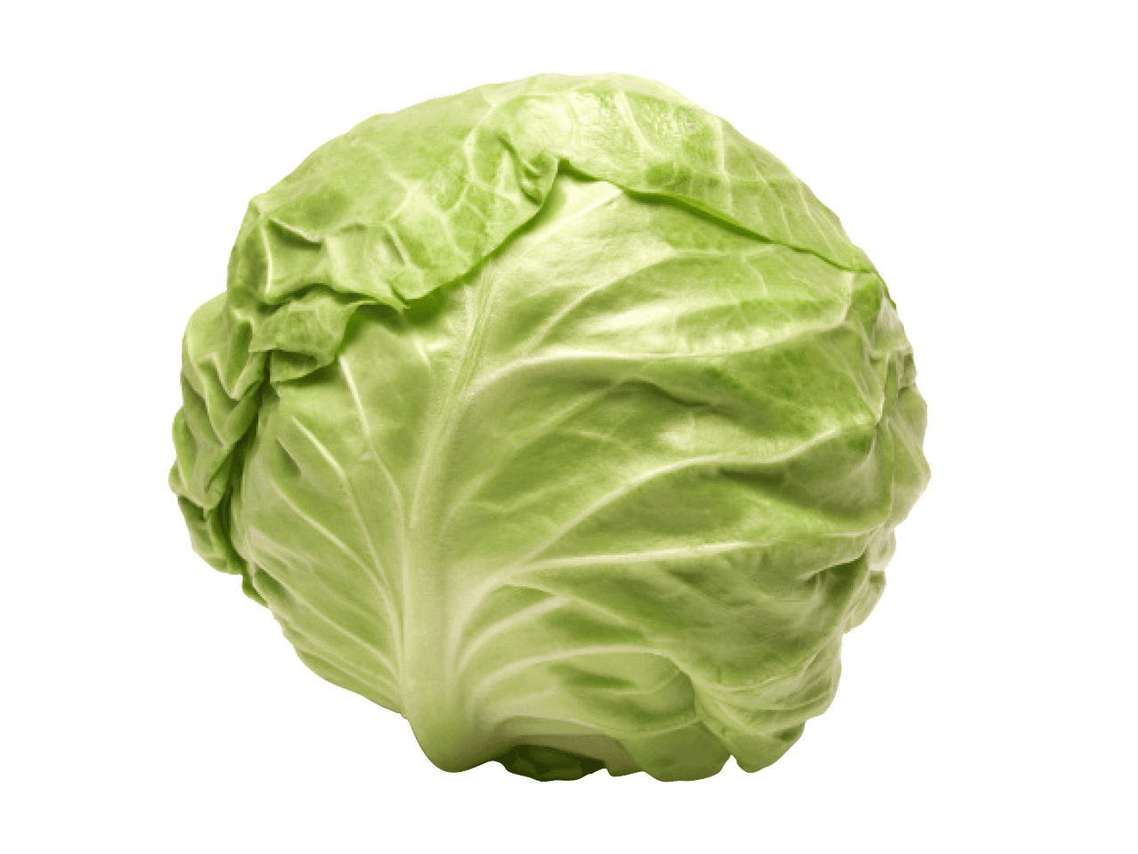 Üksik roheline kapsapea mustal taustal.