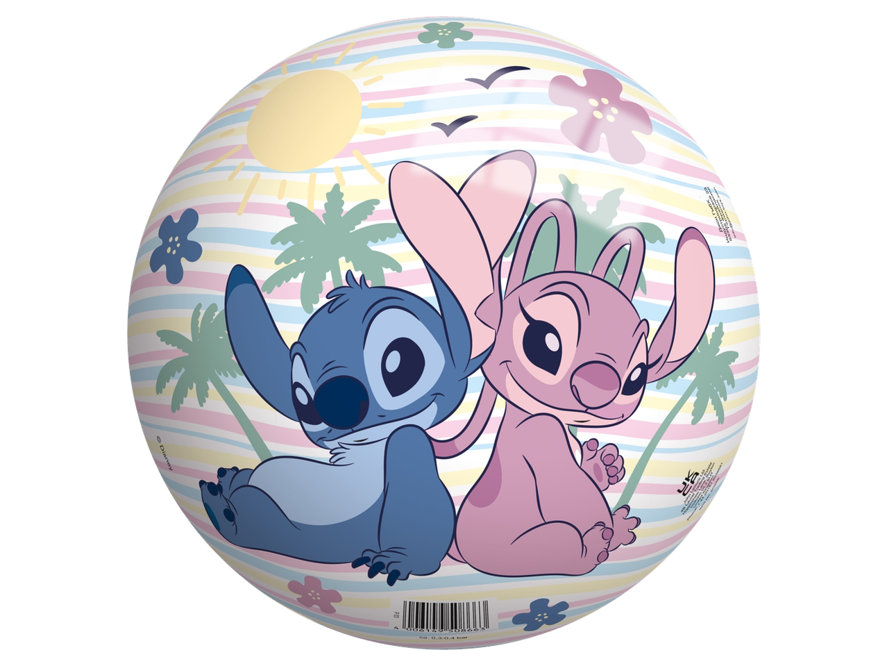 JOHN mängupall Stitchi ja Angeli, Disney rannakujundusega