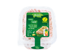 Vemondo veganer Salat, wie ein Fleischsalat, mit Gurke.