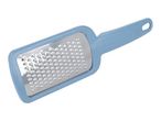 Light blue foot file with a metal grater surface
