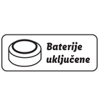 Baterije uključene.