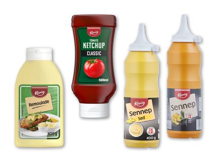 KANIA Remoulade, ketchup eller sennep