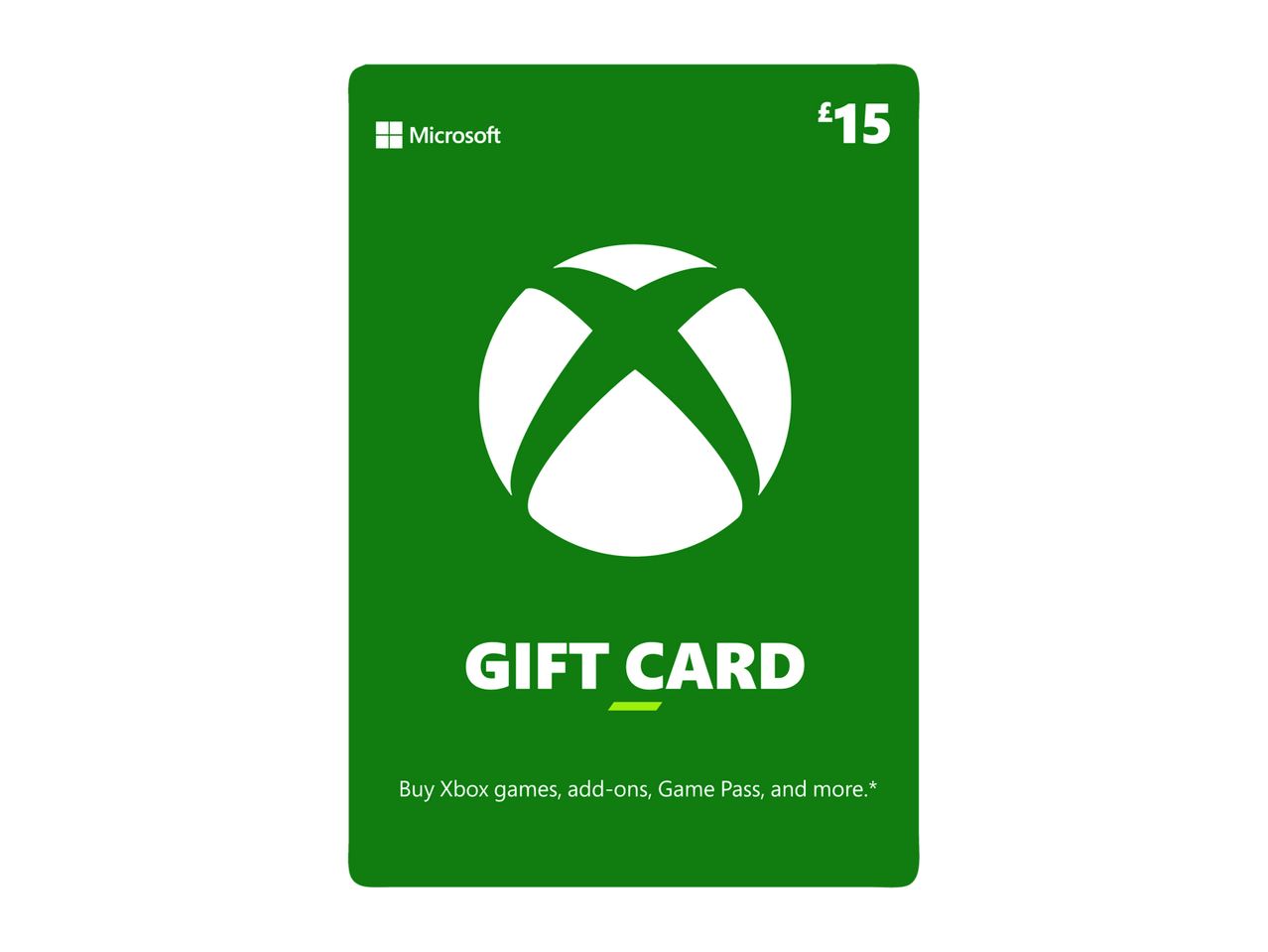 £15 Microsoft Xbox Gift Card