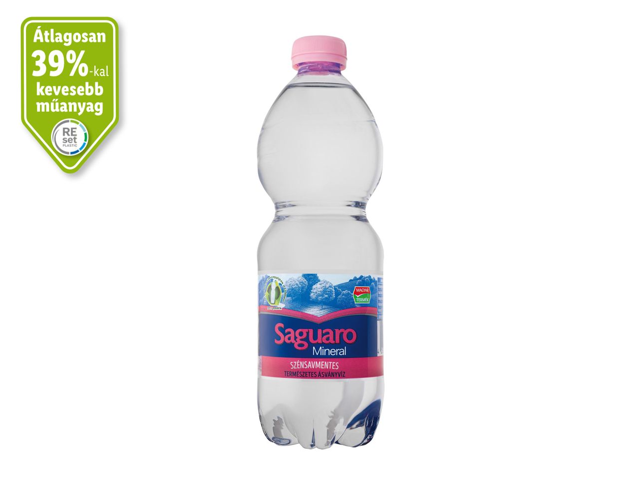 Saguaro ásványvíz palack.