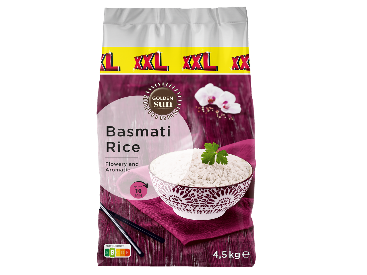 Golden Sun basmatirijst, XXL verpakking.