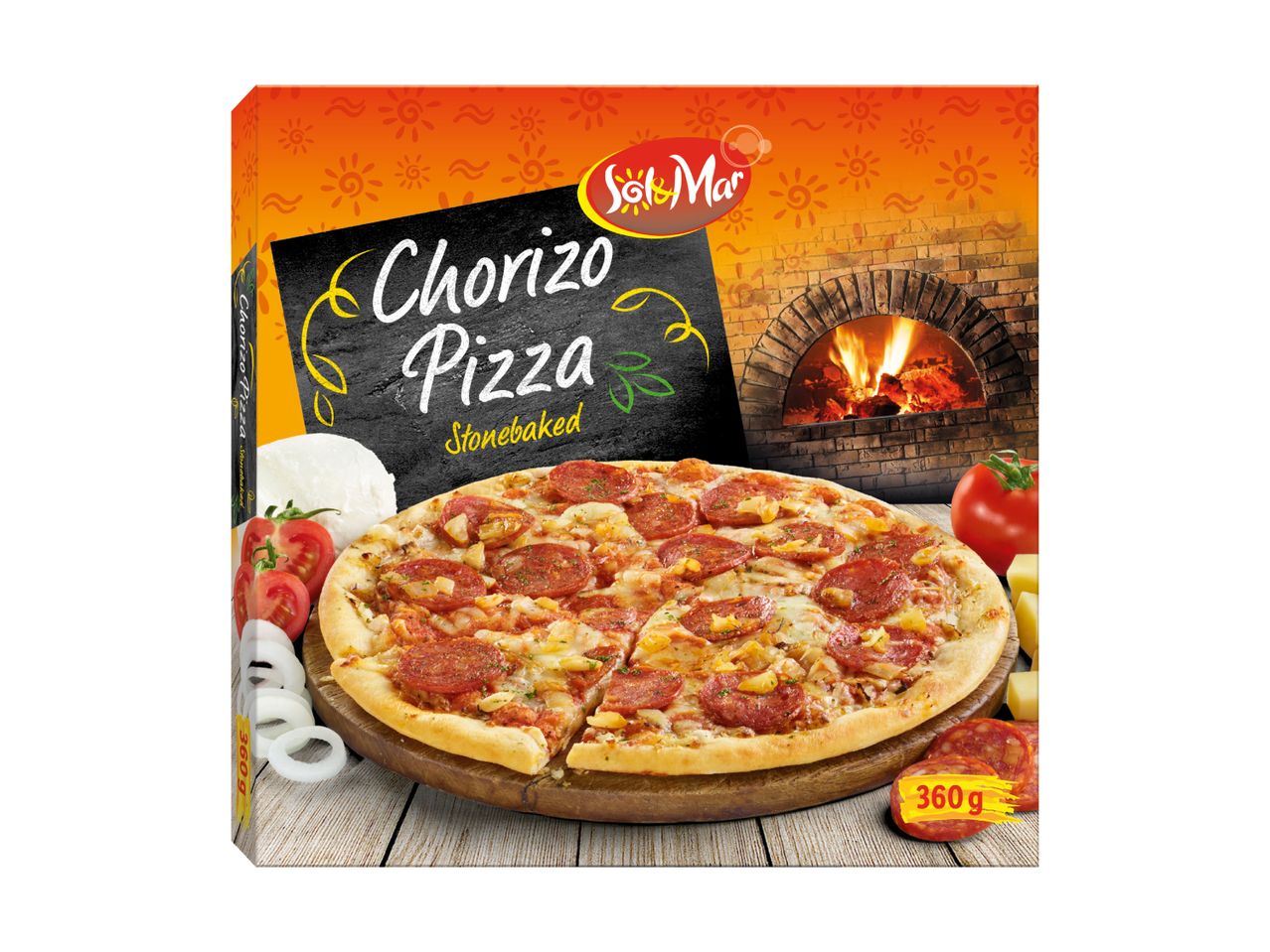 Dr. Oetker Tiefkühlpizza Chorizo.