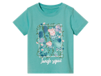Svijetlo tirkizna Peppa Pig majica s džunglom.