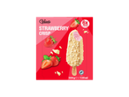 Înghețată Gelatelli Strawberry Crisp: 6 bețișoare glazurate cu ciocolată albă.