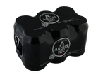 Pack de 6 latas de Cerveja Preta Argus, 330ml cada, com 5,6% de álcool.