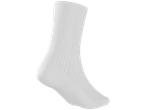 Șosetă reiată albă esmara® pentru femei/bărbați.