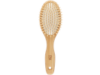 Escova de cabelo CIEN BEAUTY de bambu com pinos de madeira.