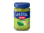 Potje pesto alla Genovese met basilicum en Parmezaanse kaas.