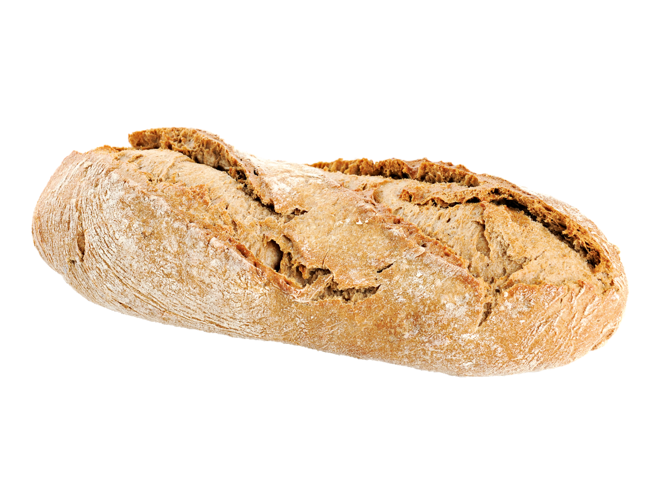 Pão, pão integral.